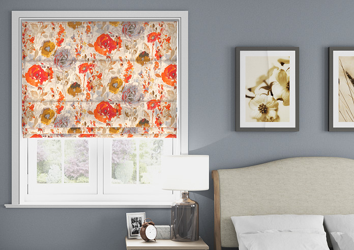 Harper, Burnt Orange - Roman Blind - Image 3